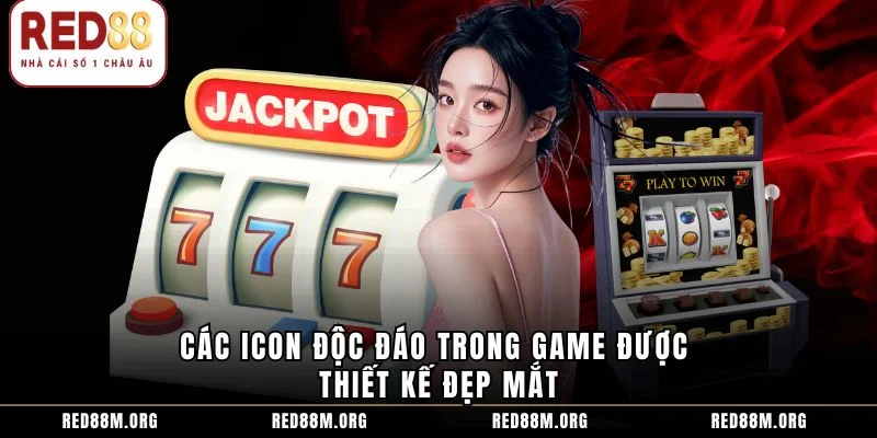 Các icon độc đáo trong game được thiết kế đẹp mắt