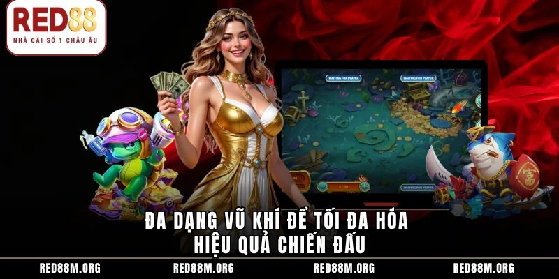 Đa dạng vũ khí để tối đa hóa hiệu quả chiến đấu