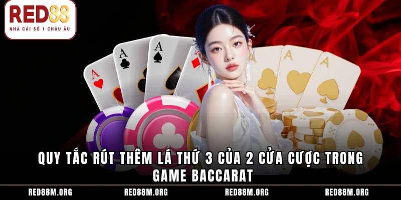 Quy tắc rút thêm lá thứ 3 của 2 cửa cược trong game Baccarat