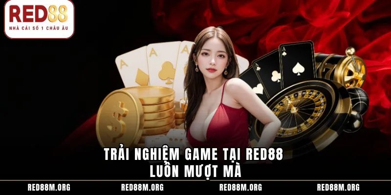 Trải nghiệm game tại Red88 luôn mượt mà